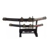 Not Applicable Table Top Mini Twin Japanese Samurai Sword Letter