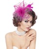 GHGMAO Fascinators Hats for Women Tea Party Hat Derby Fascinators