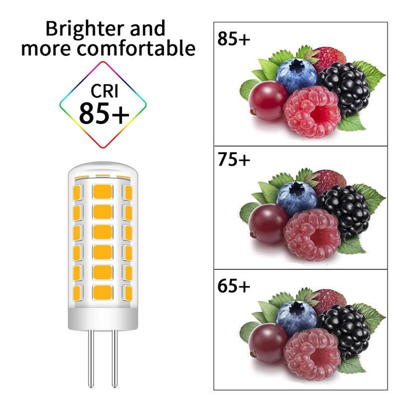 TRIJZHOU G4 120V LED Light Bulb 3W (20W 30W Halogen