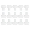 Boxonly Solid Rubber Stopper A4.0 White Silicone Rubber Solid Bungs