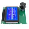 3D Printer LCD Display Screen,12864 Blue Control Panel with Ribbon
