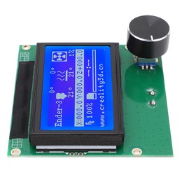 3D Printer LCD Display Screen,12864 Blue Control Panel with Ribbon Cable for Ender 3 3s 3X 3 Pro, for Ender 3, 3s, 3X, 3 pro and Other 3D Printers,Universal All