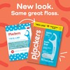 Plackers Twin Line Dental Floss Picks, Dual-Line Tuffloss, Easy Storage,