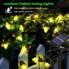ANGMLN 2 Pack Solar Firefly Lights, 30 LED Solar Fireflies