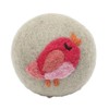 EcoMax Wool Dryer Balls, Heart Black Purple White Stripe