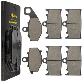 Caltric Front Rear Brake Pads for Kawasaki ZX600 Ninja ZZR600 2003 2004 2005 Front Rear