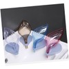 LABRIMP 4pcs Leaf Soap Drain Dish Plastic Soap Box Holder