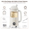 6-in-1 Upgraded 34oz Nut Milk Maker Machine with 8 Stainless