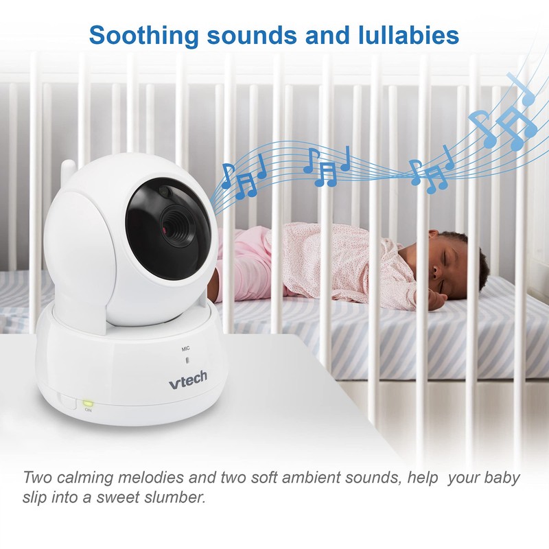 VTech VM923 Baby Monitor, 2.8” Screen, Pan-Tilt-Zoom, 1000ft Long Range,