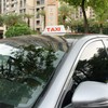 ABUKALIXIN TAXI Logo Sign Top LED Light Roof Drivers Battery