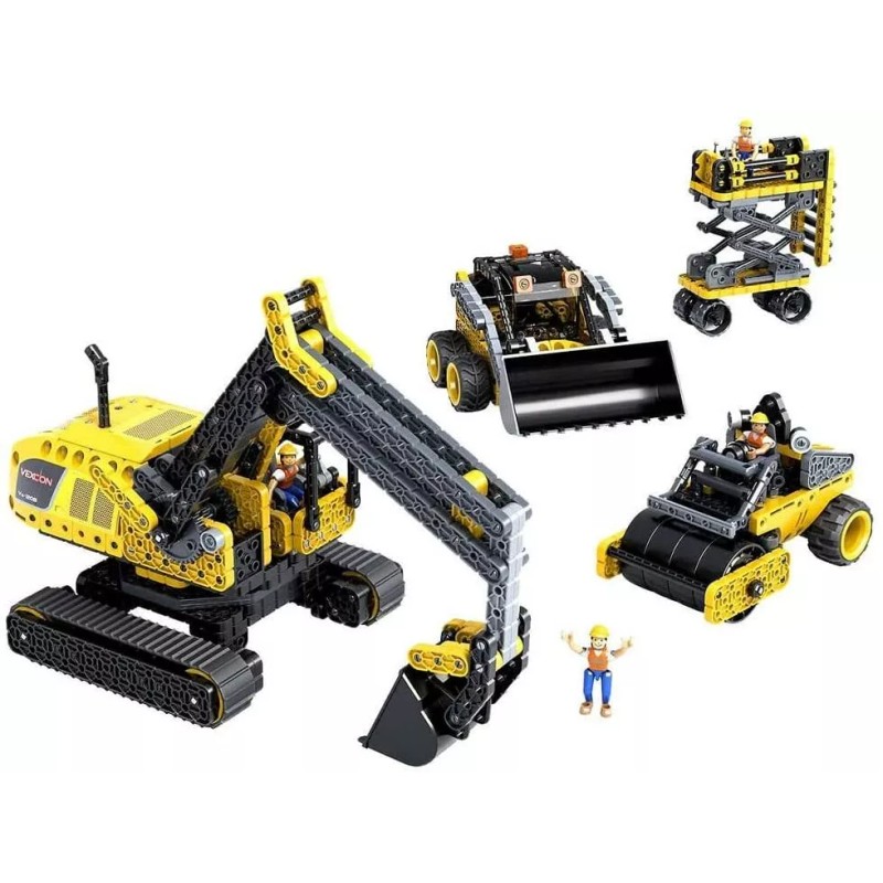 HEXBUG VEX ROBOTICS CONSTRUCTION VEHICLE 3 PACK, YELLOW *DISTRESSED PKG