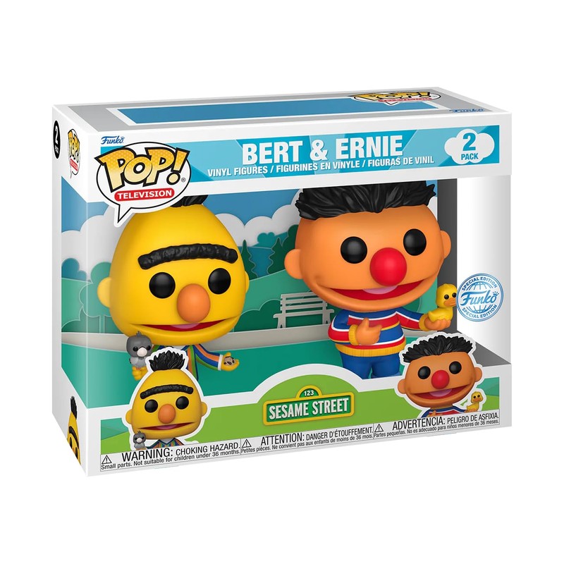 Funko POP 2PK Excl SS S3 Bert & Ernie