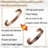 YINOX 16.5cm Female Magnetic Copper Bracelet Tri-color Magnetic Bracelet Suitable