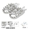 Motorcycle Foot Pegs Footpegs Wider Rest Pedal CNC for 72V