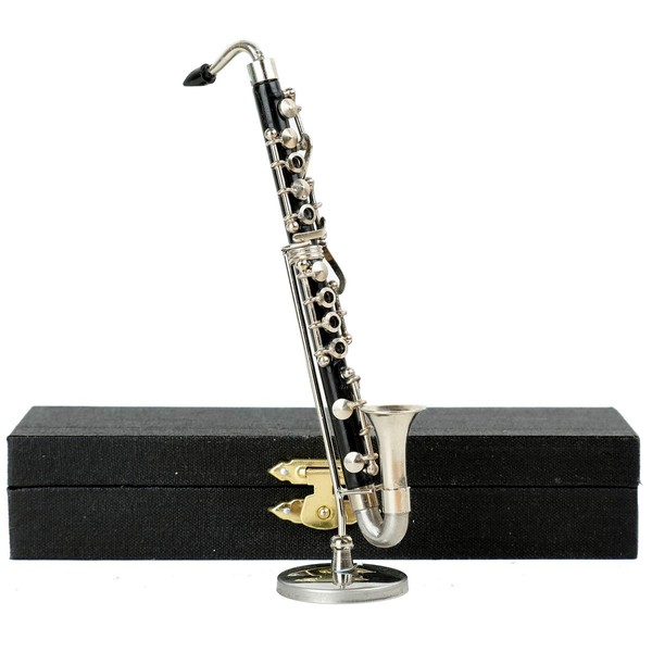 Dselvgvu Miniature Bass Clarinet with Stand and Case Mini Musical