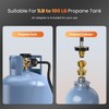 Propane Torch Weed Burner,14FT Safety Hose, 2-in-1 Two Modes
