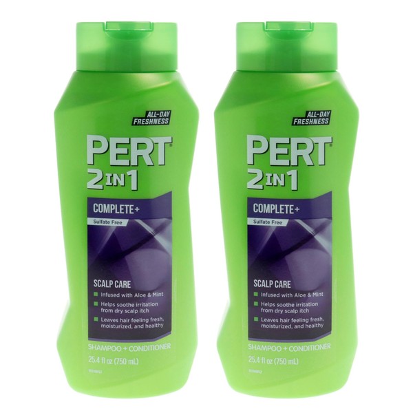 PERT 2 in 1 Complete Plus Scalp Care Shampoo and