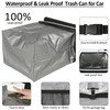 ELONGRIVER Car Trash Can Bin for Back Seat Leak Proof,
