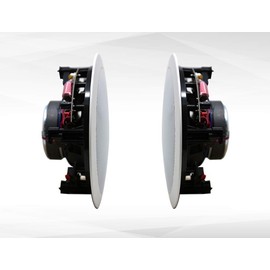 TIC C8O6 Ceiling Speaker in Wall 6.5 inch 8 Ω Set of 1 Water-Resistant Speakers Perfect for Damp and Humid Indoor/Outdoor Placement - Bath Kitchen Covered Porches