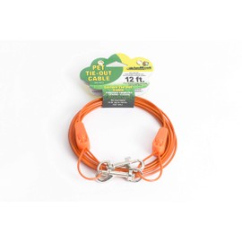 IntelliLeash Tie-Out Cables for Dogs. Lengths up to 100 Feet for Any Breed of Dogs up to 250 Pounds (10 lb / 12 ft)
