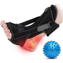 Plantar Fasciitis Night Splint Foot Drop Orthotic Brace Night Time Ankle Splint for Plantar Fasciitis Relieve Foot Pain foot Brace Leg Support for Unisex for Plantar Fasciitis