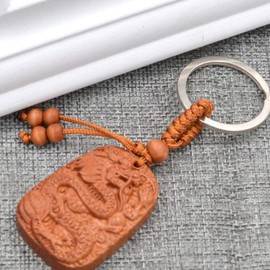 YISHUI HP0249 Rooting Dragon Keychain Key Chain Feng Shui Goods