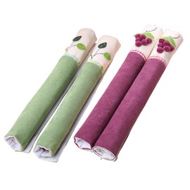 Yardenfun 2Sets Refrigerator Door Handle Covers Kitchen Appliance Fridge Handle Covers for Protecting and Decorating Your Fridge and Freezer