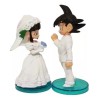 goku 2 Figuras Pastel Boda Goku Y Milk Dragon Ball