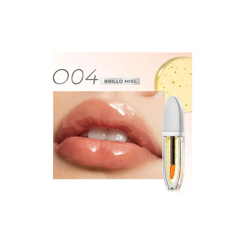 4d Hialurónico Hidratante Acabado Gloss Lip Oil Dreamy Rose