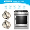WELURE 5-Pack Stove Knobs Replacement for GE Range/Oven - Compatible