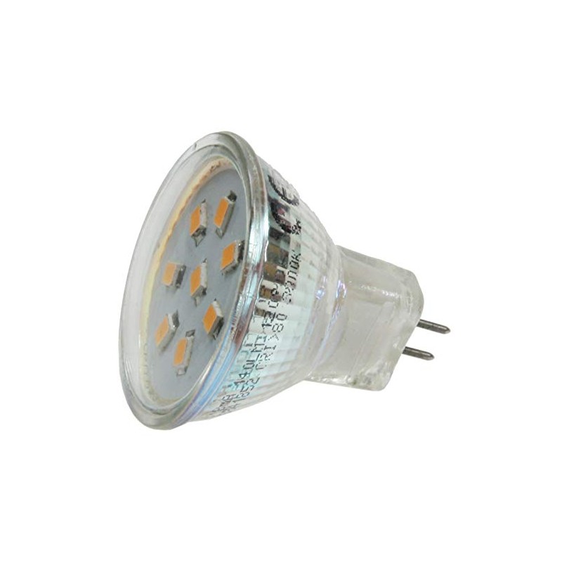 MR11Spotlight 8SMD LEDs 140LM Warm White 12V/2W