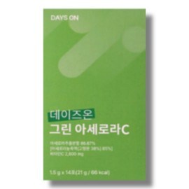 Days On Green Acerola C 14 packs Natural Vitamin C Acerola Concentrate / 데이즈온 그린 아세로라C 14포 천연 비타민C 아세로라농축액