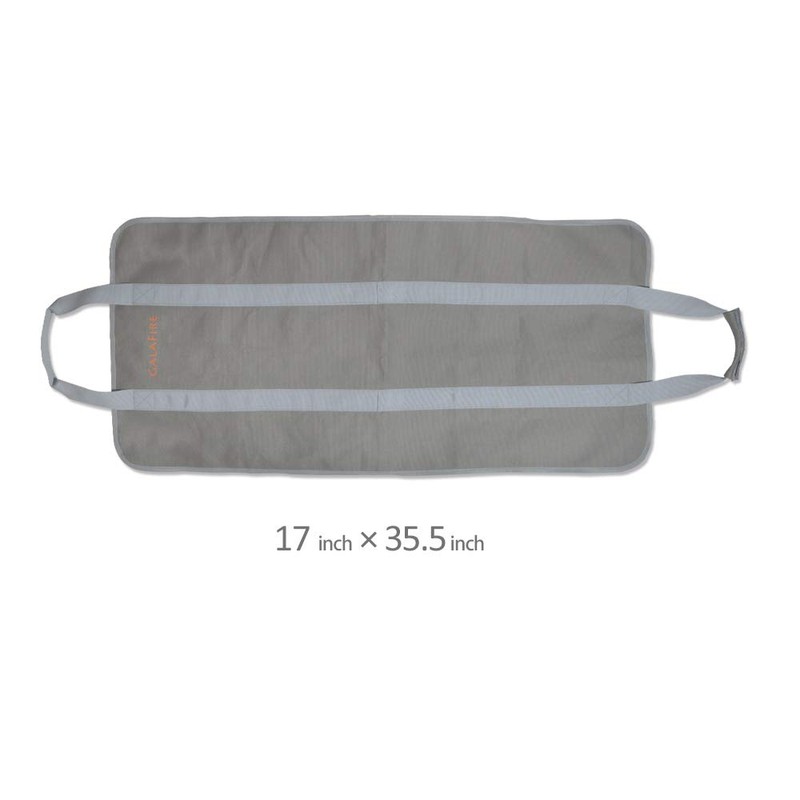 GALAFIRE Wood Carrier for Firewood with Handles, Foldable 16oz Canvas