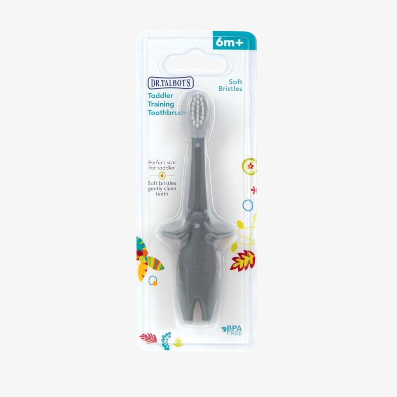 Dr. Talbot's Toddler Training Toothbrush - Soft Toddler Toothbrush for