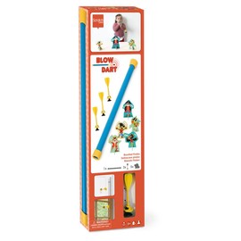 Pirate Blow Darts - Includes 3 Darts, 1 Blow Tube and 5 Targets- Develops Hand Eye Coordination and Fine Motor Skills- Ideal Indoor and Outdoor Party Game for Kids- Ages 5+ by Scratch Europe