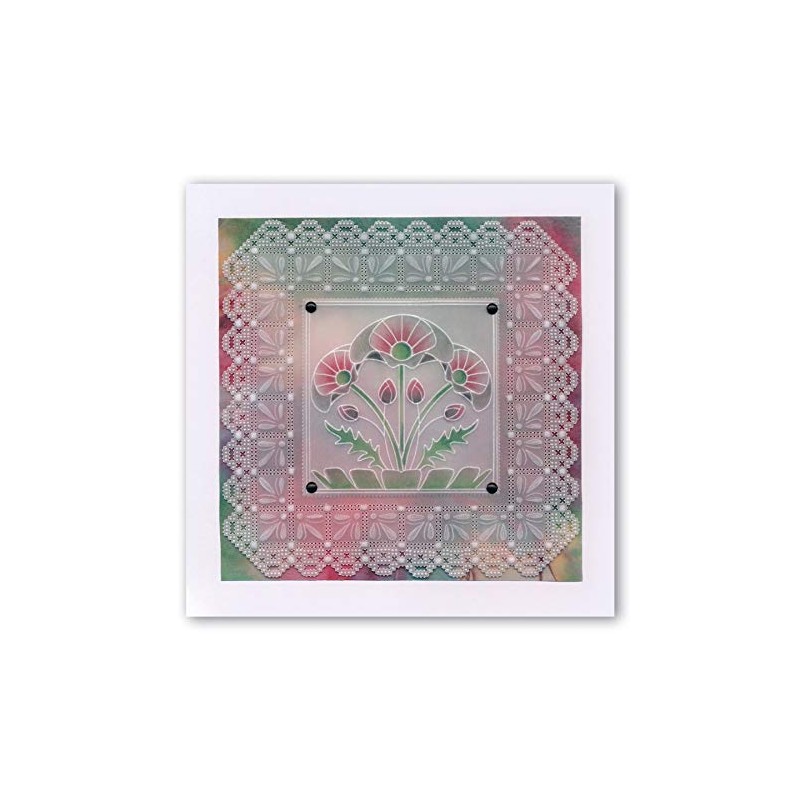 Queen Mary Lace Duet A5 Square Groovi Piercing Grid