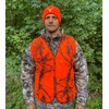 Klarny Camo Orange Vest - High Visibility, Waterproof, Ultra-Quiet Deer