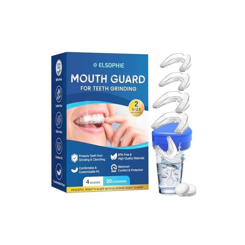 Mouth Guard for Grinding Teeth at Night: Moldable Sleeping Mouthguards