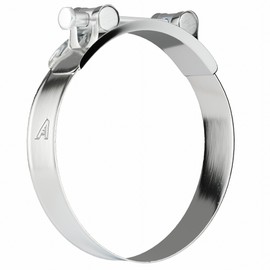 4 Pack - 60mm > 63mm T Bolt Hose Clamps Zinc Turbo Pipe Clips