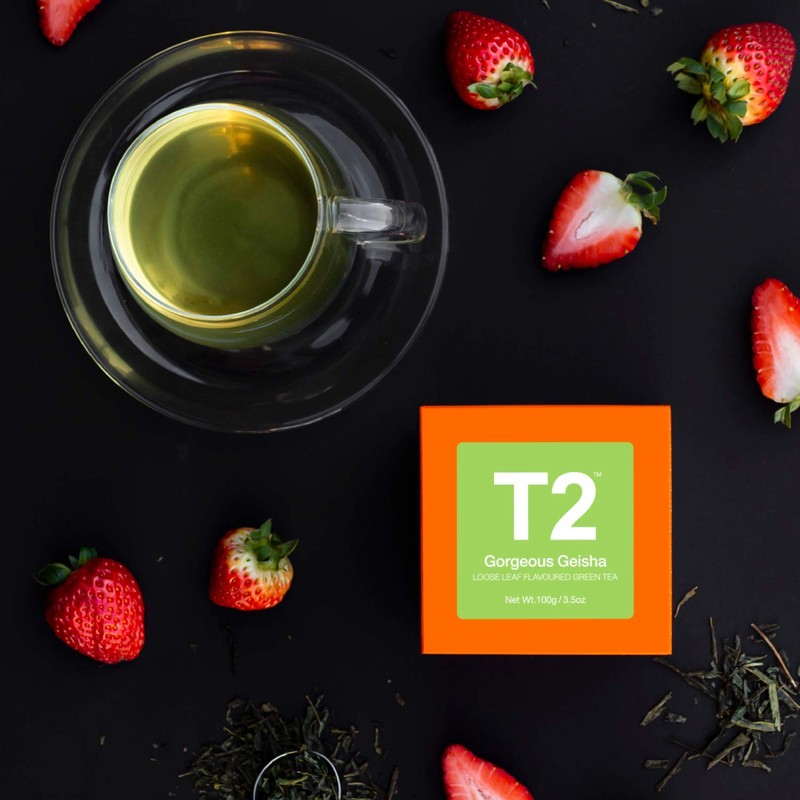 T2 Tea Gorgeous Geisha Loose Leaf Green Tea in Gift