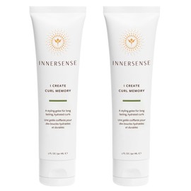 INNERSENSE Organic Beauty - I Create Curl Memory Gel | Strong Hold, Hydrating, Elongating | Non-Toxic, Cruelty-Free Haircare (2 Pack - 2 fl oz | 59.1 mL each)