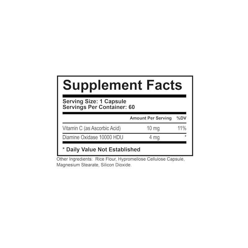 Suplementos Dao Bloqueador de Histamina