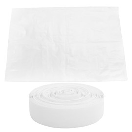 Levemolo 1 Set Window Thermal Insulation Kit Cuttable Reusable Window Cover Windproof Thermal Screen with Mounting Straps for Year Comfort