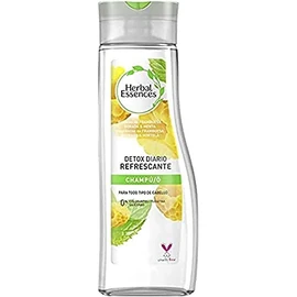 Herbal Essences Detox Daily Refreshing Shampoo for All Hair Types with Gold Raspberry and Mint, Inspired by Nature, 400 ml