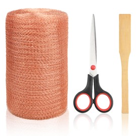 Copper Mesh Rodent Control, 5 in x 35 ft Proof Wire Screen Roll for Mice Rat Rodent, Bat & Snail, DIY Blocker Weep Hole Filler & Wool Mouse Trap