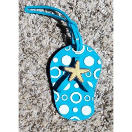 Fashion Craft Flip Flop Luggage Tag Fashion Craft Summer Beach Travel Wedding Party Cruise NEW