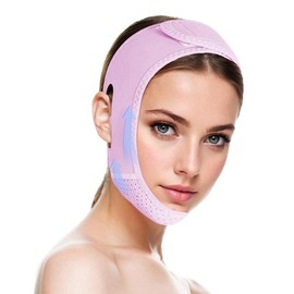 V Line Lifting Mask Chin strap for, V Line Lifting Mask for Women,Jaw Exerciser,Medium,Purple - Color: Purple, Size: Medium