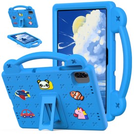 PJExim Kids Protective Case for Honor Pad X8a 11 Inch 2024, Lightweight EVA Shockproof Tablet Cover with Handle Stand (Blue)