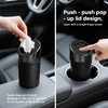 Zpana Car Trash Can with Lid, Leakproof Multifunctional Vehicle Cup