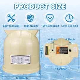 178561 Lid Assembly Replacement Compatible with Pentair Clean & Clear and Predator Pool and Spa Cartridge Filters,Replacement for Pentair Easy Clean Pool and Spa D.E. Filter Fits.